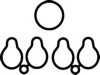 CORTECO 023244H Gasket, intake manifold